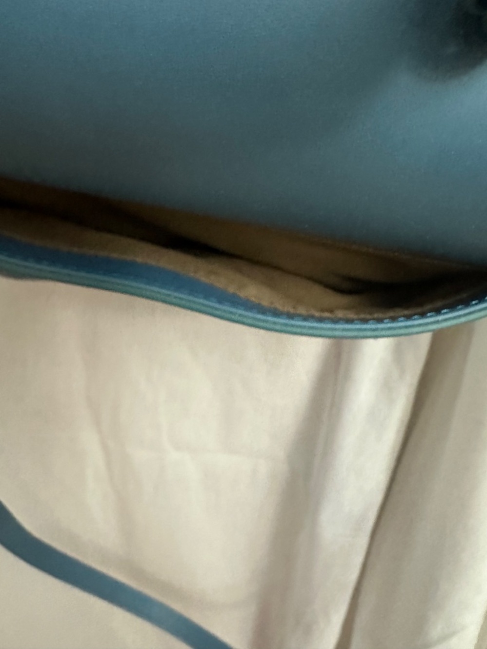 J.W. Hulme, blue leather, crossbody satchel - Picture 6 of 6
